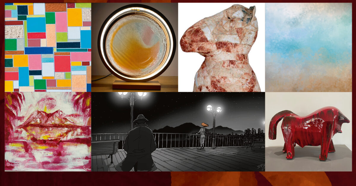 Overzichtsfoto tentoonstelling april 2024
